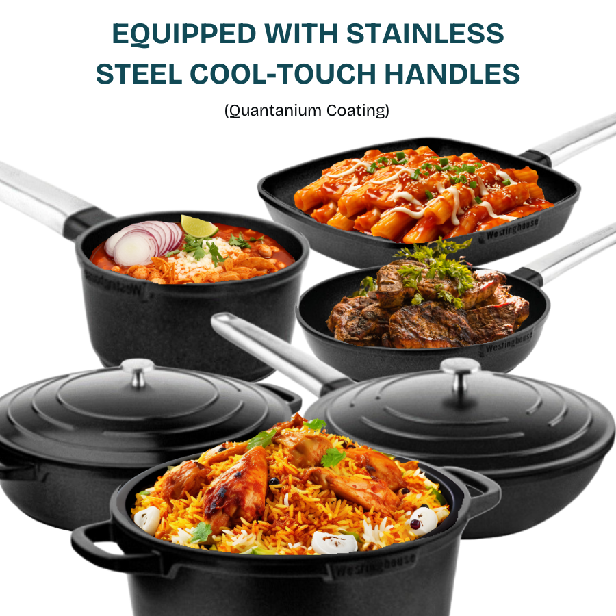 QuanTanium® Coating Cast Aluminium Frying Pan