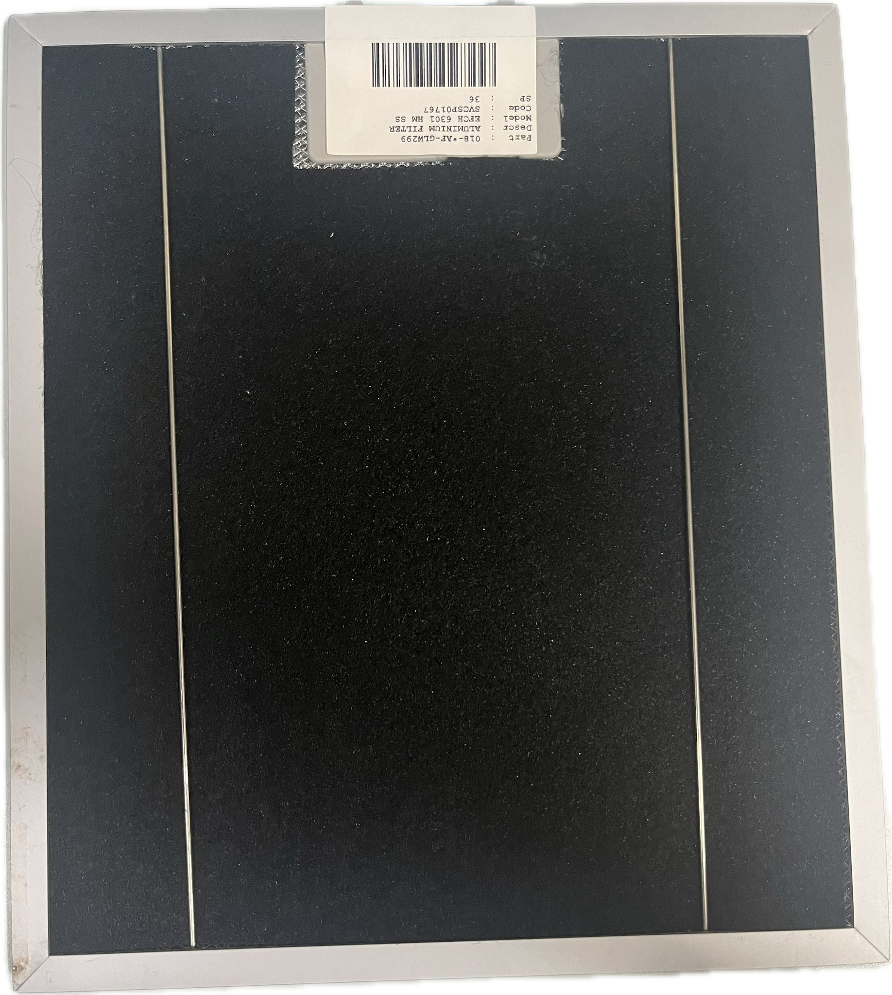 ALUMINIUM FILTER WITH CHARCOAL - 018-*AF-GLW299
