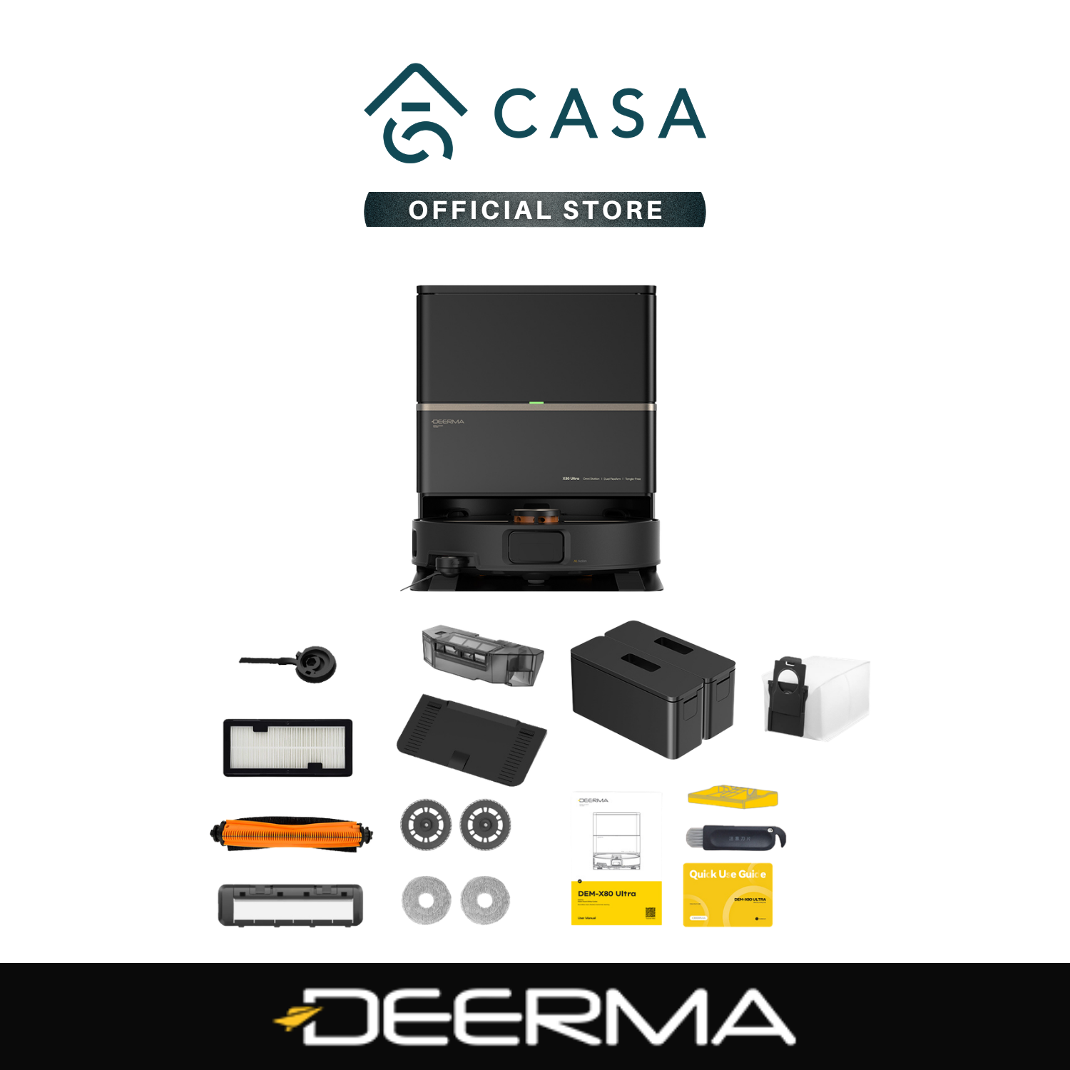 [NEW] Deerma X80 Ultra  Robot Vacuum with Dual Robotic Arms