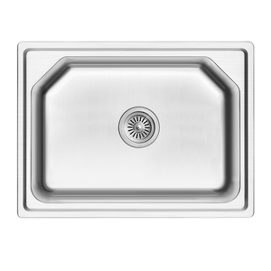 1 Bowl Inset Stainless Steel Kitchen Sink | ZEX 810-53