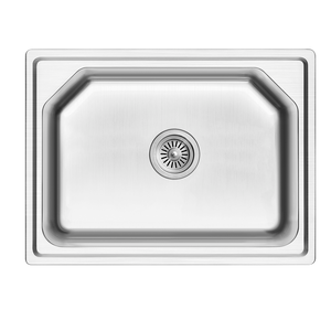 1 Bowl Inset Stainless Steel Kitchen Sink | ZEX 810-58