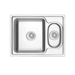1½ Bowl Inset Stainless Steel Kitchen Sink | ZEX 850