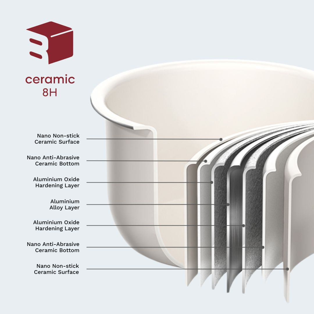 KYŌ Electric Cooker with Bamboo Steamer | MEC-3L-OW